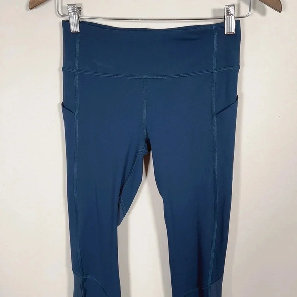 Lululemon Pace Rival Crop 22" Night Diver Leggings - Picture 6 of 13